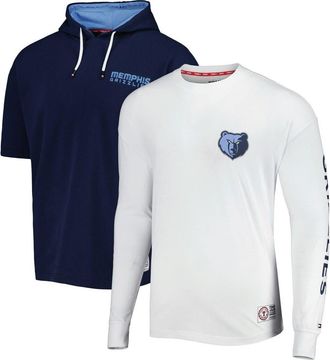 Tommy Jeans Mens Tommy Jeans Navy/White Memphis Grizzlies Matthew 2-In-1 T-Shirt & Hoodie Combo Set at Nordstrom, Size X-Large