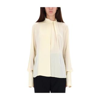 Tom Ford Overhemden, Dames, Beige, S, Blouses