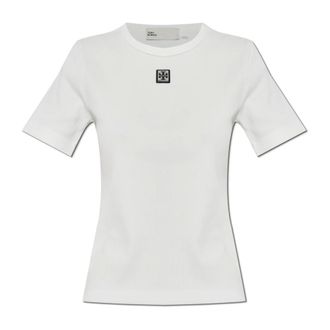 Tory Burch Dames, Tops, Wit, Maat: XS Katoen