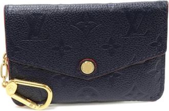 Louis Vuitton Pre-owned Wallets, female, Blue, Size: ONE SIZE Pre-owned Canvas Key-holder