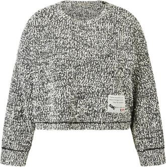 LeComte Ronde hals gebreid - Dames - Ronde hals truien - Grijs - XL - Truien & Vesten