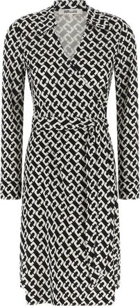 Diane Von F&uuml;rstenberg New Jeanne Wrap Dress - Dames - Wikkelkleedje - Veelkleurig - S - Kleedjes
