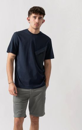 Parajumpers Mens Parajumpers Baildon Mens T-Shirt - Ink Blue 571 - Black - Size: 42