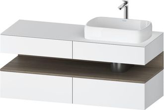 Duravit Qatego Consola Mueble Bajo Lavabo, 2 Extensiones, 2 - Duravit