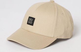 HUGO BOSS Cappello in cotone con logo applicato