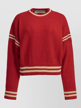 Golden Goose rachel crew neck striped knit sweater