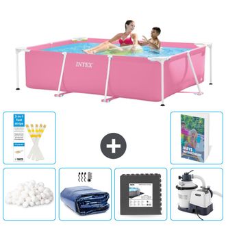 Intex Piscina Con Estructura Rectangular - 220x150x60 Cm - 7-piezas S31