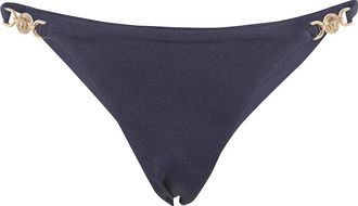 Versace Bikini Broekje - Dames - Bikinis - Zwart - L - Polyester - Badmode