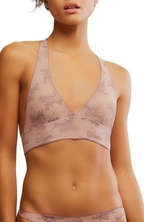 Free People Talk About It Racerback Bralette in Fawn Combo at Nordstrom Rack, Size X-Small