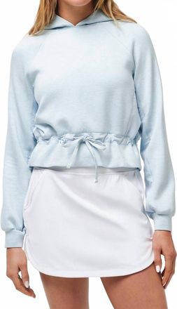 Travis Mathew Golden State Skyloft Hoodie In Heather Baby Blue