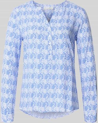 Christian Berg Regular Fit Schlupfbluse aus reiner Viskose in Blau, Gr&ouml;&szlig;e 34