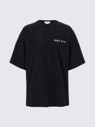 Alexander McQueen T-shirt oversize McQueen in cotone con logo