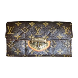 Louis Vuitton Brown Monogram Monogram Long Wallet (Bi-Fold) (Pre-Owned)