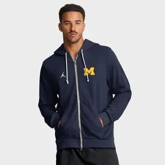 Jordan Brand Mens Jordan Brand Navy Michigan Wolverines 2025 Sideline Performance Full-Zip Hoodie at Nordstrom, Size Xxx-Large