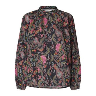 Lollys Laundry Blouses, female, Multicolor, Size: XS Flower Print Shirt for Girls