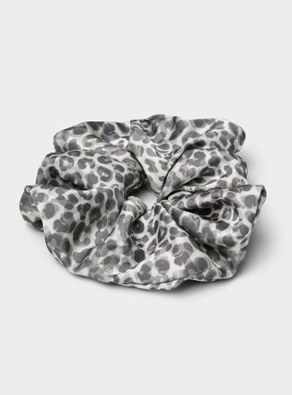 Simons Womens Leopard pattern large scrunchie