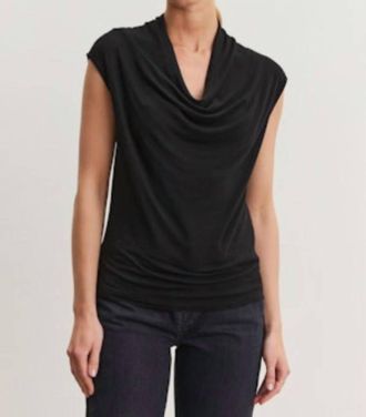 Velvet Arlie Tee In Black