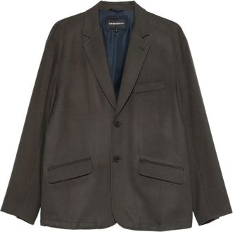 Emporio Armani Jack met zak en knoop - Grijs