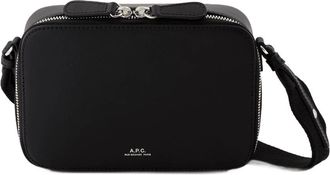 A.P.C. Soho Camera Bag - Heren - Schoudertassen - Zwart - ONE Size - Katoen - Tassen
