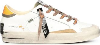 Crime London Sneakers - Heren - Sneakers - Wit - 42 EU - Leer - Schoenen