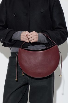 Furla Moonstone Medium Shoulder Bag, Womens, Burgundy