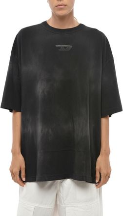 Diesel Black Logo Crew Neck T-Shirt