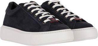 Isaia Womens Dark Blue Dress Shoe