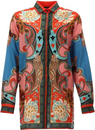 Etro Etro Long Printed Shirt