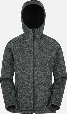 Mountain Warehouse Womens Mountain Warehouse Womens/Ladies Nevis Faux Fur Lined Full Zip Hoodie - Black - Size: 18