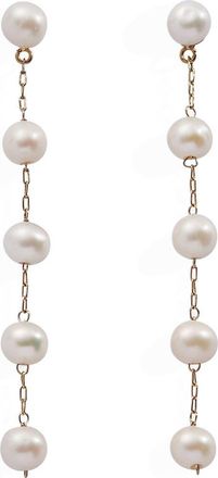 Alex and Ani Freshwater Pearl Linear Earrings at Nordstrom