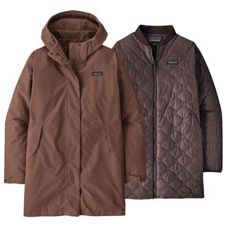 Patagonia Heyes Peak 3-In-1 Parka Doppeljacke f&uuml;r Damen | braun