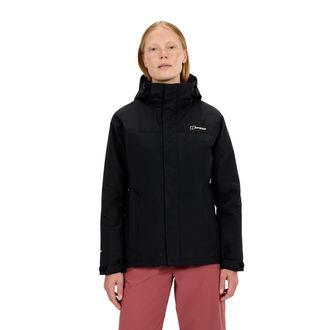 Berghaus Funktionsjacke BERGHAUS HILLWALKER 2.0 IA JKT AF, Damen, Gr. XXL, schwarz (schwarz, schwarz), Obermaterial: 100% Polyamid. Futter: 100% Polyester, Jac