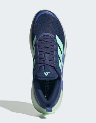 adidas Supernova Glide M - Scarpe da corsa blu scuro e menta pulsata
