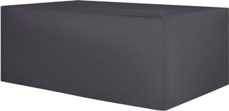 Beliani Cubierta Impermeable Para Muebles De Jard&iacute;n Tela Recubierta De Pvc Negro Chuva