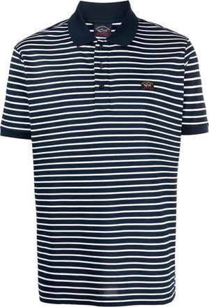 Paul & Shark Iconisch poloshirt - Heren - Polos - Blauw - L - Katoen - Tops