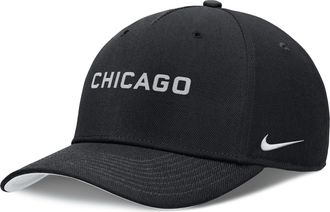 Nike Chicago Cubs Rise Nike Mens Dri-FIT MLB Adjustable Hat in Black | NB460G9HEJ-Z8T