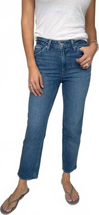 Paige Sarah Straight Ankle Jeans In Provacateur