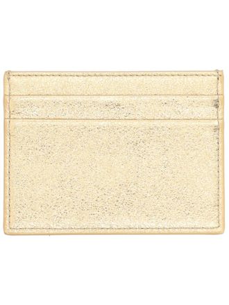 Dolce & Gabbana Leather Card Case - Gold
