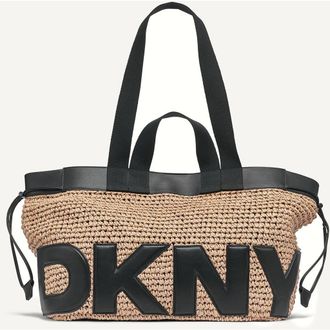 DKNY 1989 Capsule Bardot Tote in Natural/black at Nordstrom