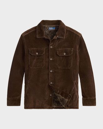 Polo Ralph Lauren Men & apos;s Classic Fit Corduroy Utility Shirt
