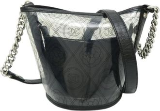 Chanel Pre-owned Vintage Bucket Shoulder Bag - Dames - Vintage Tas - Zwart - ONE Size - Vintage