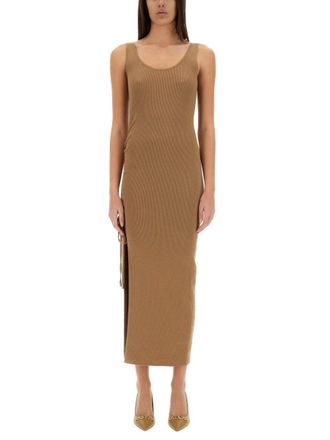Michael Kors Stretch Wool Blend Camisole Dress