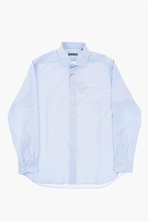 Corneliani Stretch Nylon Shirt With French Collar size 44