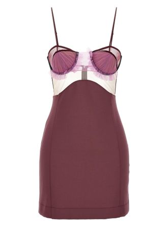 Nensi Dojaka Womens Explosive Flower Bra Dress