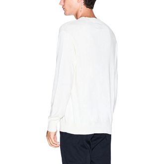 A|X Armani Exchange Viscose-Blend Crew Neck Sweatshirt - White