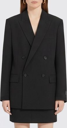 Maison Margiela Blazer a doppiopetto in misto lana vergine