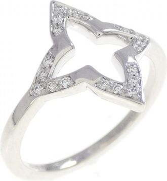 Louis Vuitton White Gold (18K) Band Ring (Pre-Owned)