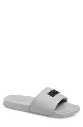 Karl Lagerfeld Paladin-Banded Recovery Slide in Light Grey at Nordstrom Rack, Size 10