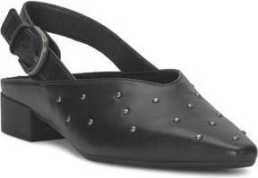 Lucky Brand Brigeet Pointed Toe Pump in Black Faux Leather at Nordstrom Rack, Size 9.5