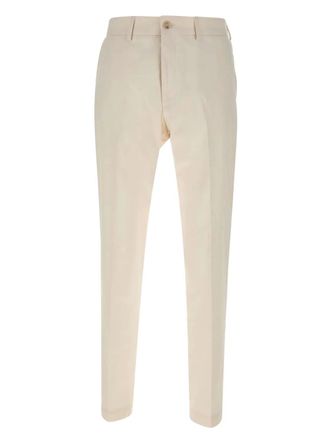 BOSS zip-fly side-pocket trousers - Neutrals